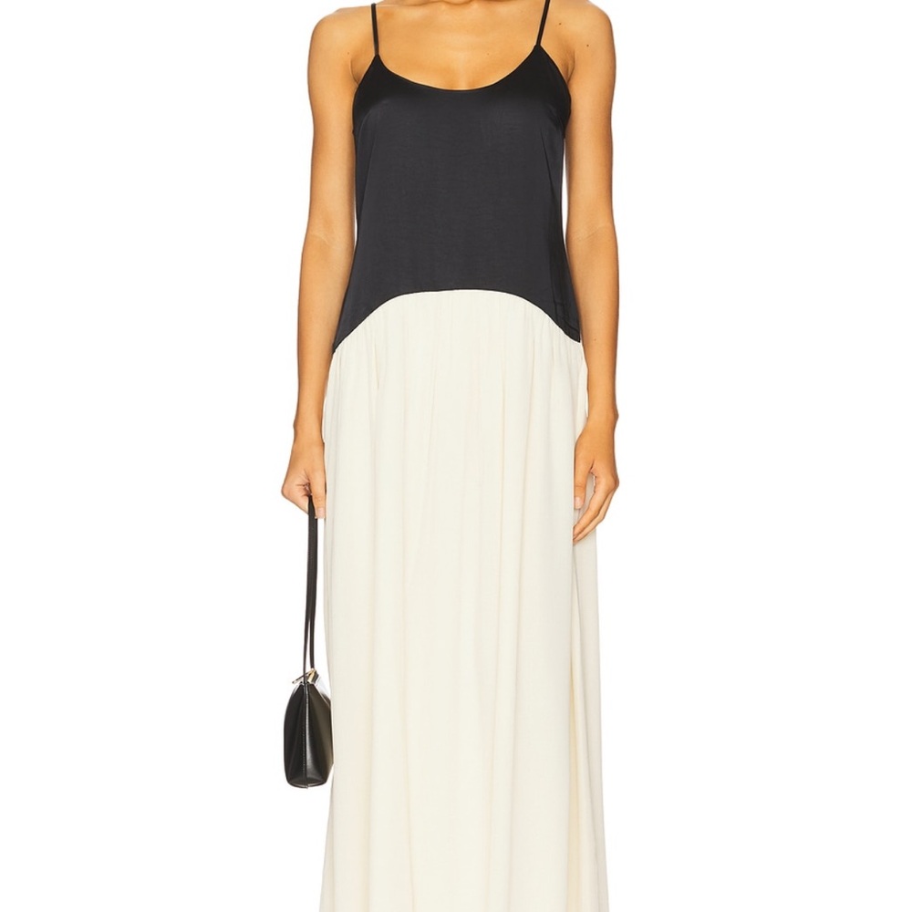 SOLID & STRIPED Talulla Dress Noir & Brule